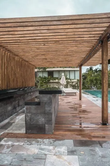Suite De Lujo, Alberca, Gym, Jacuzzi En Areas Comunes Tulum Apartment